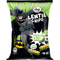 Oho Lēcu čipsi ar gurķu un diļļu garšu BATMAN 90g