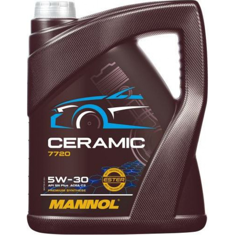 MANNOL Motoreļļa Ceramic 5W-30, 5L