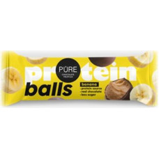 Tumšās šokolādes trifeles ar proteīna banānu krēma pildījumu 40g PURE ( Gab. x 2 )