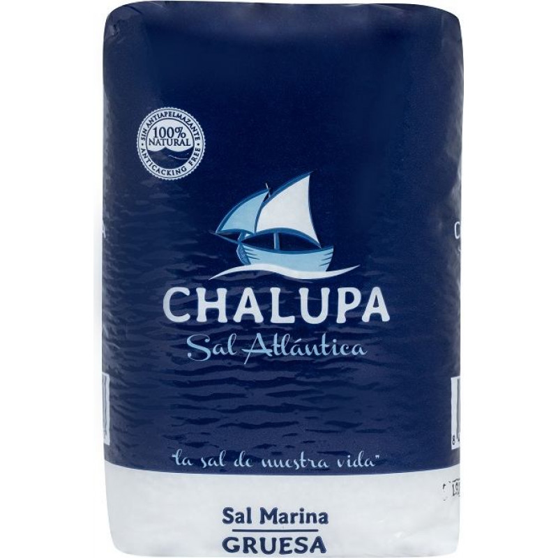Rupjais galda jūras sāls CHALUPA, 1kg