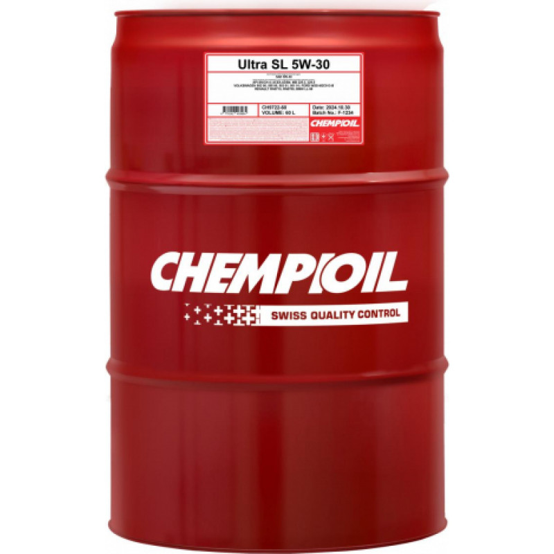CHEMPIOIL Ultra SN 5W-30 CH9722, 60L