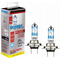 Bosma Autolampas  H7 12V 55W +200% PX26d, 2 gab.