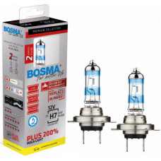 Bosma Autolampas  H7 12V 55W +200% PX26d, 2 gab.