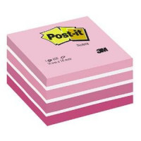 3M *Līmlapiņu kubs 3M Post-it 76x76mm/450lap. pasteļrozā krāsās