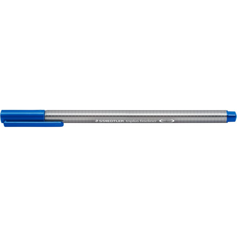 Flomasterveida pildspalva STAEDTLER TRIPLUS fineliner, 0.3mm, zila tinte ( Gab. x 2 )