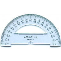 Transportieris LINEX 910, 180°, 10 cm, caurspīdīgs