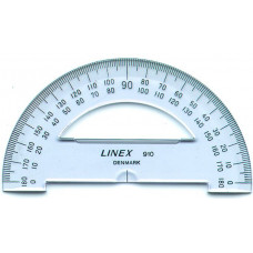 Transportieris LINEX 910, 180°, 10 cm, caurspīdīgs