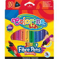 Flomasteri COLORINO JUMBO 10 krāsas