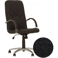 Biroja krēsls NOWY STYL MANAGER  Tilt CHR68, melnas ādas imitācija