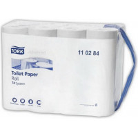 Tualetes papīrs TORK Advanced T4, 2 sl., 248 lapiņas rullī, , 10 cm x 34.72 m, 24 gab./iepak.