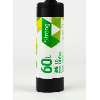 Atkritumu maisi SORTEX, tilpums 60 L, 10 gab., 30 mkr, melni, LDPE, 60 x 75 cm ( Gab. x 2 )