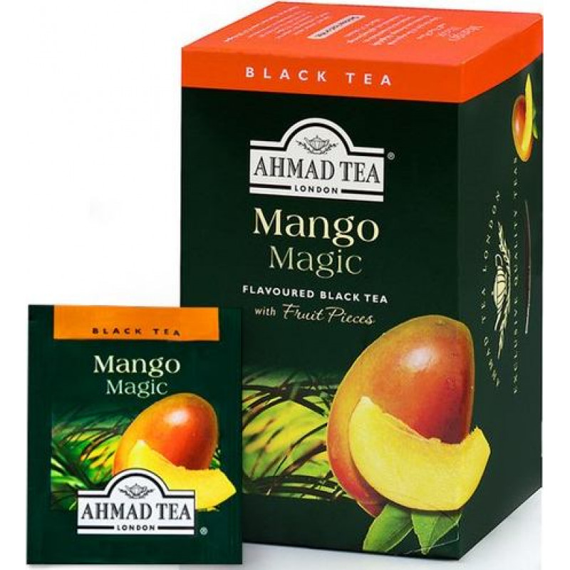 Melnā tēja AHMAD Alu Mango maģija, 20 x 2 g maisiņi paciņā ( Gab. x 2 )