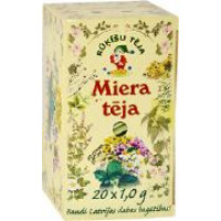 Miera tēja RŪĶĪŠU TĒJA, 20 maisiņi paciņā x 1 g