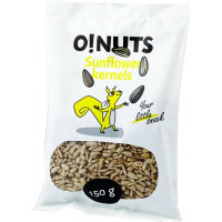 Saulespuķu sēklas O!NUTS, lobītas, 150 g ( Gab. x 3 )