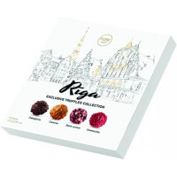 Šokolādes trifeļu kolekcija PURE Rīga 16, 135 g