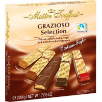 Tumšās un piena šokolādes izlase MAITRE TRUFFOUT, 200g