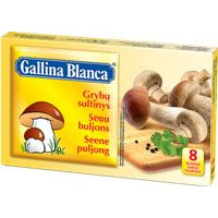Baraviku buljons GALLINA BLANCA, 8x10g ( Iepak. x 5 )