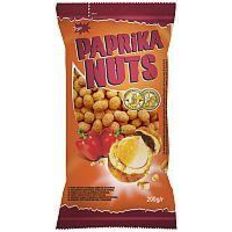 Zemesrieksti Jėga kraukšķīgā apvalkā ar paprikas garšu, 200g ( Iepak. x 2 )