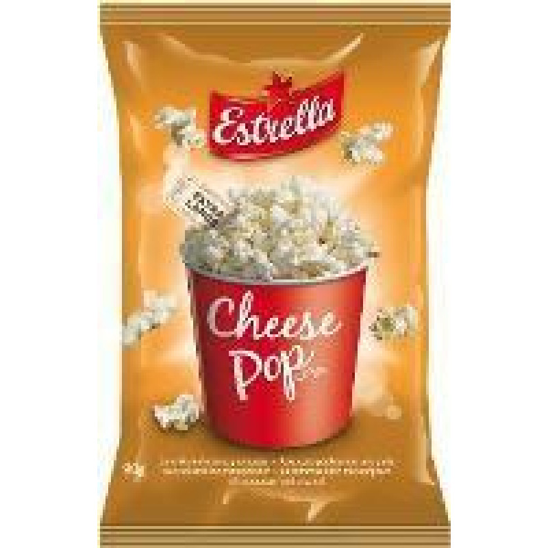 Popkorns Estrella ar siera garšu 90g ( Iepak. x 3 )