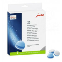 Paulig Pro Tīrīšanas tabletes JURA 3 fāžu (3in1), 25gab
