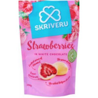 SKRĪVERU Zemenes piena šokolādē 100g ( Gab. x 2 )