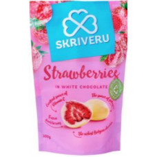 SKRĪVERU Zemenes piena šokolādē 100g ( Gab. x 2 )