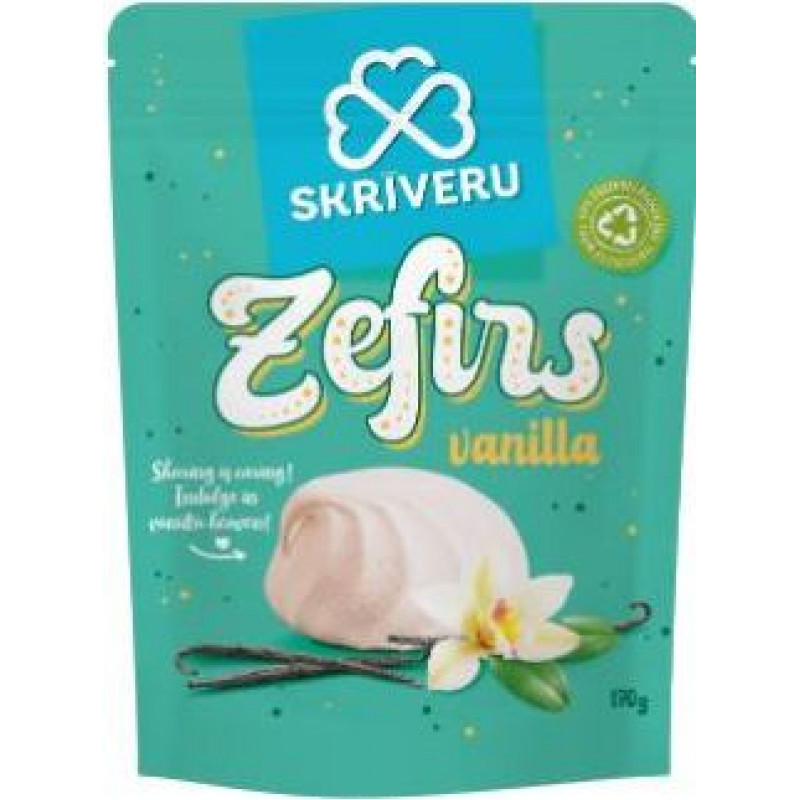 SKRĪVERU zefīrs ar vaniļas garšu 170g ( Gab. x 2 )