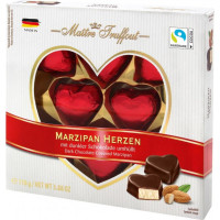 Šokolādes konfektes MAITRE TRUFFOUT Marzipan hearts, 110g ( Gab. x 2 )