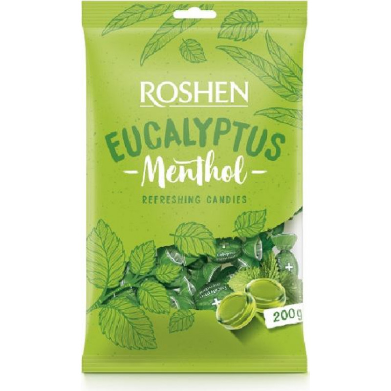 Karamele ROSHEN Menthol Eucalyptus, 200g ( Gab. x 3 )
