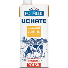 Piens UHT POLMLEK Uchate, 2%, 1l ( Iepak. x 12 )