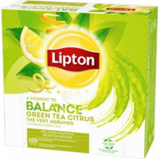 Zaļā tēja LIPTON Citrus, 100 x 1.8g