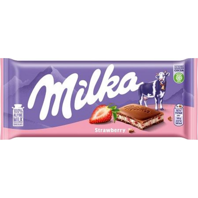 Milka Strawberry 100g ( Gab. x 2 )