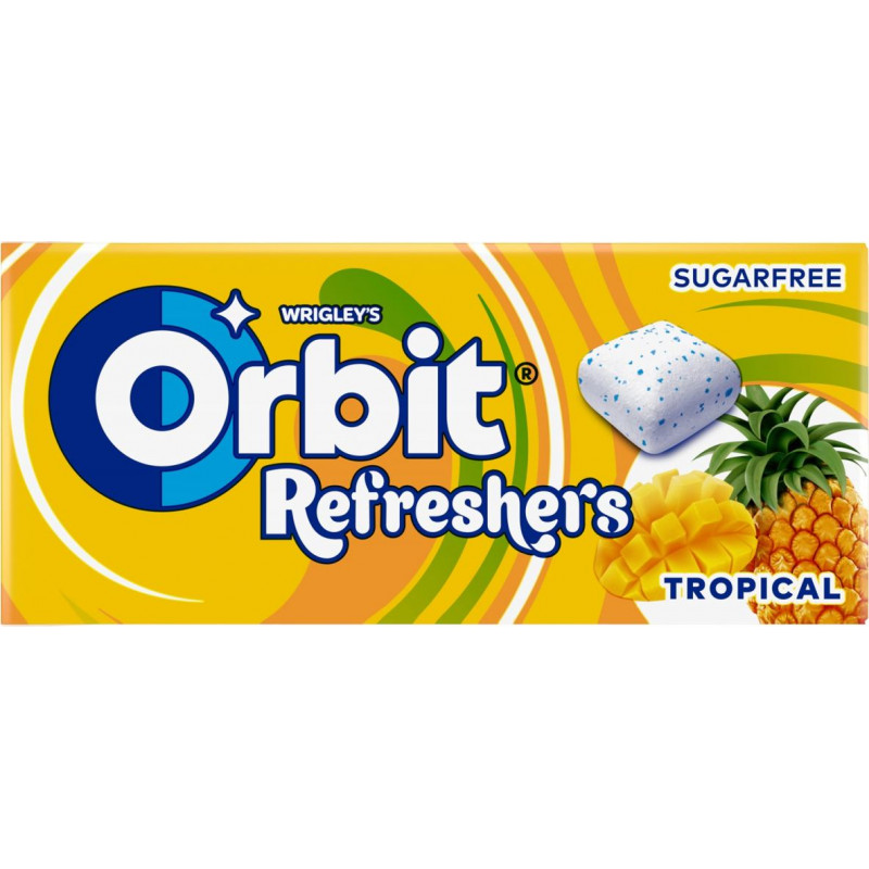 Orbit Refreshers Tropical 15.6g ( Gab. x 3 )