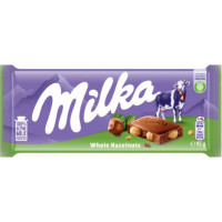 Šokolādes tāfelīte MILKA Whole Hazelnuts 95g