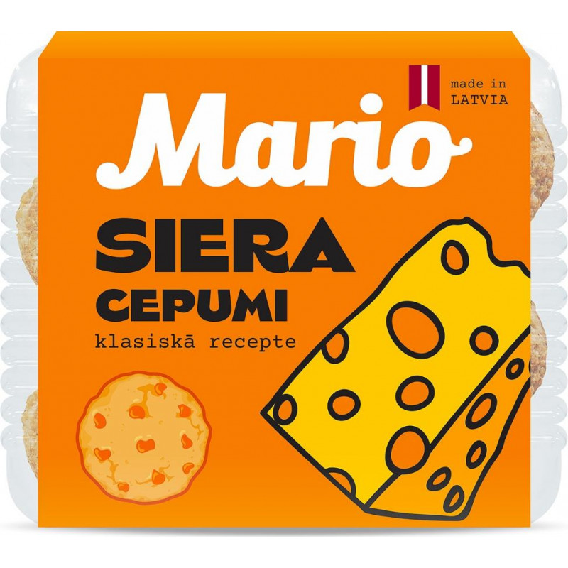 Smilšu siera cepumi MARIO, 250g ( Gab. x 2 )