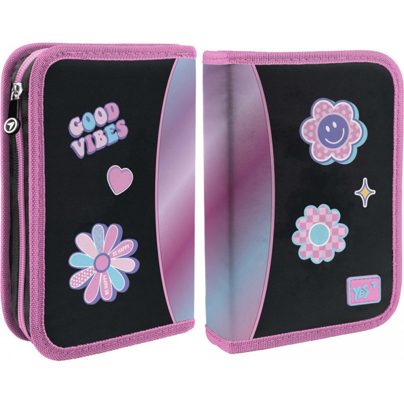 Cietais penālis ar vienu nodalījumu, bez atlokiem YES HP-02 Be Happy