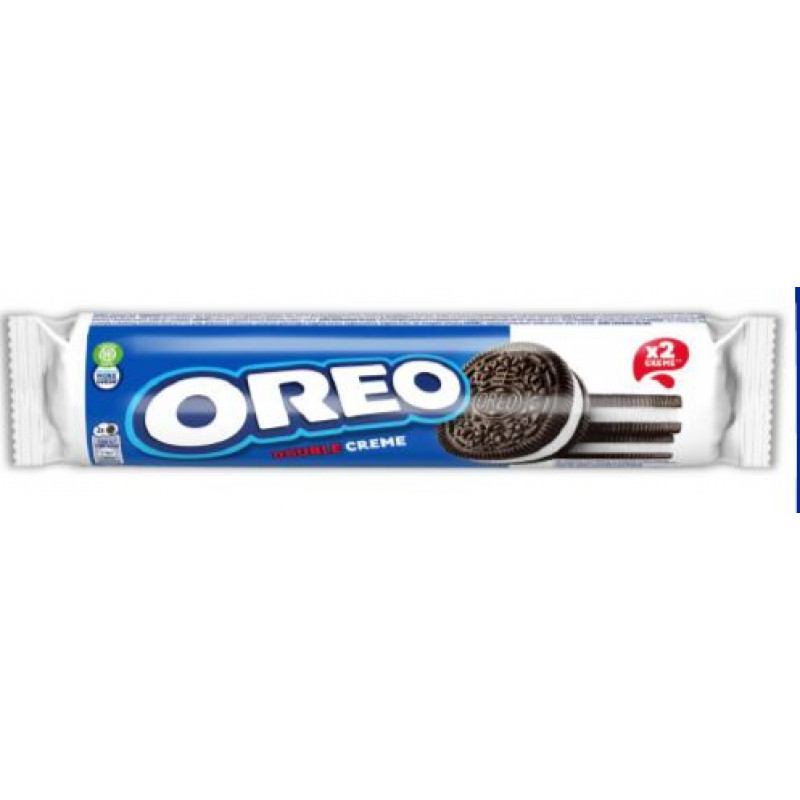 Cepumi OREO DOUBLE ar vaniļas garšas pildījumu 157g ( Gab. x 2 )