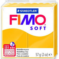 Cietējoša modelēšanas masa FIMO SOFT, 57 g, saulespuķu dzeltenā krāsa (sunflower yellow) ( Gab. x 2 )