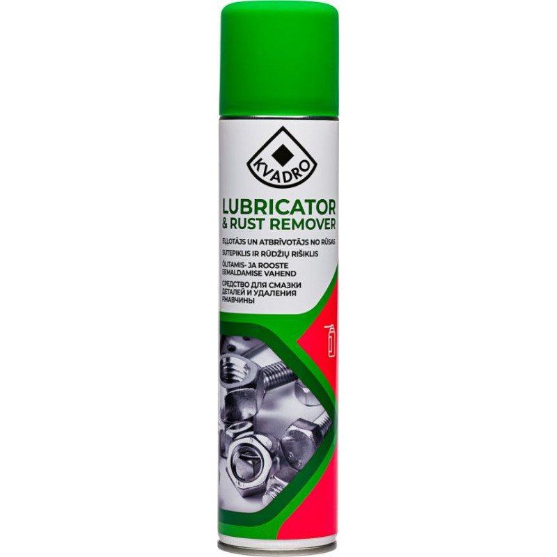 Eļļotājs un atbrīvotājs no rūsas KVADRO, 300ml