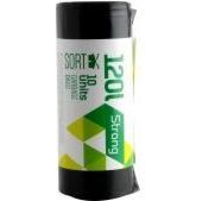 Atkritumu maisi LD 120L, 35mk, 70x100 cm, 35mk., melni, 10 gab. Sortex ( Gab. x 2 )
