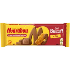 Piena šokolāde MARABOU ar Biscoff cepumiem, 160 g ( Gab. x 2 )