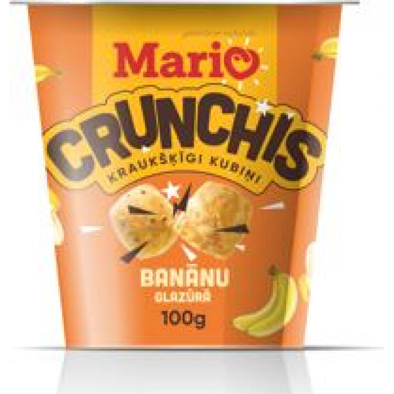 Kubiņi MARIO ar banānu garšu, 100g ( Gab. x 4 )