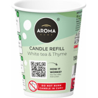 Aroma aromātiskā svece, 150g, White tea & Thyme, REZERVE