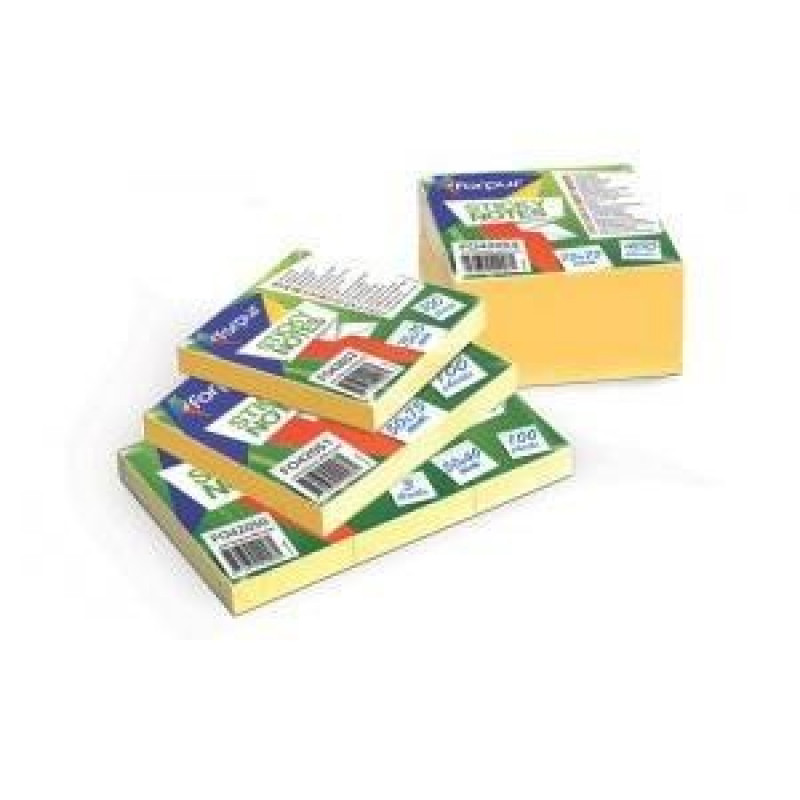 3M Līmlapiņas 38x51 dzeltenas 3 gab.