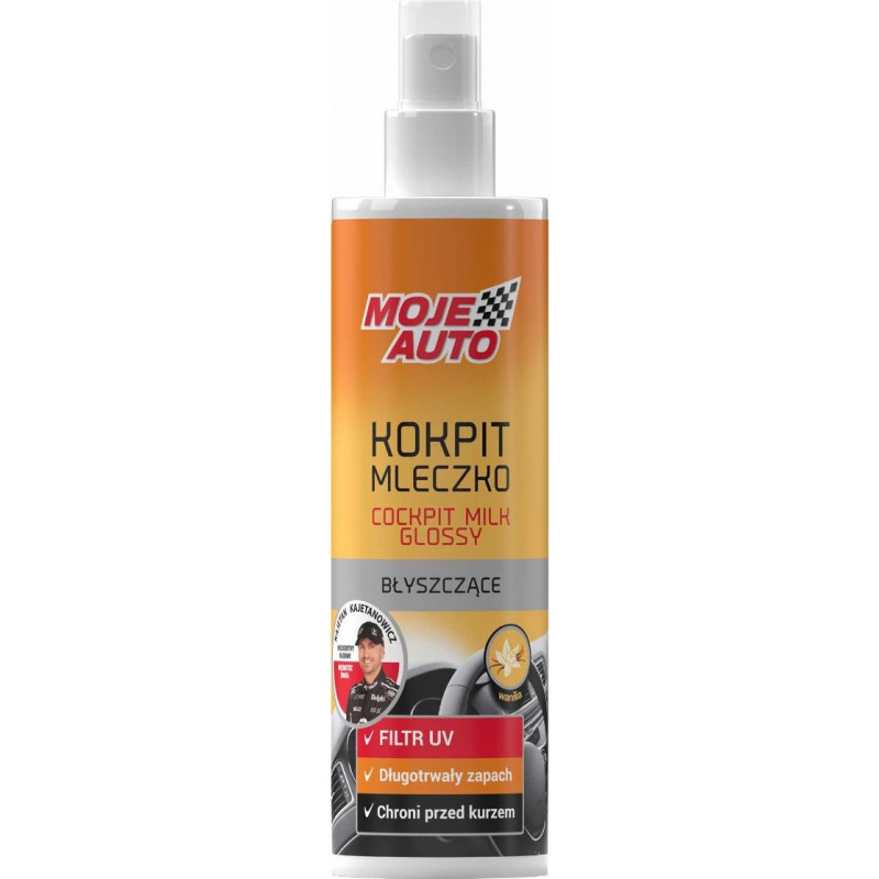 Moje Auto # Moje Auto paneļu tīrīšanas pieniņš, vaniļa, spīdīgs, 300ml