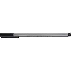 Flomasterveida pildspalva STAEDTLER TRIPLUS fineliner, 0.3mm, melna tinte ( Gab. x 2 )