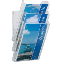 Informācijas turētājs Durable A4 formāts, 3 nodalījumi, caurspīdīgs