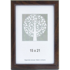 Foto rāmis, plastmasas, A5, 15 x 21 cm, tumši brūnā krāsā