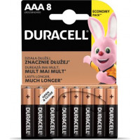 Baterija  DURACELL AAA Basic, LR03 8 gab./iepak.
