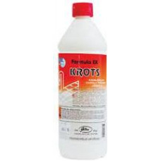 Kanalizācijas cauruļu tīrīšanas līdzeklis EWOL Professional Formula EX Krot,1 L ( Gab. x 4 )